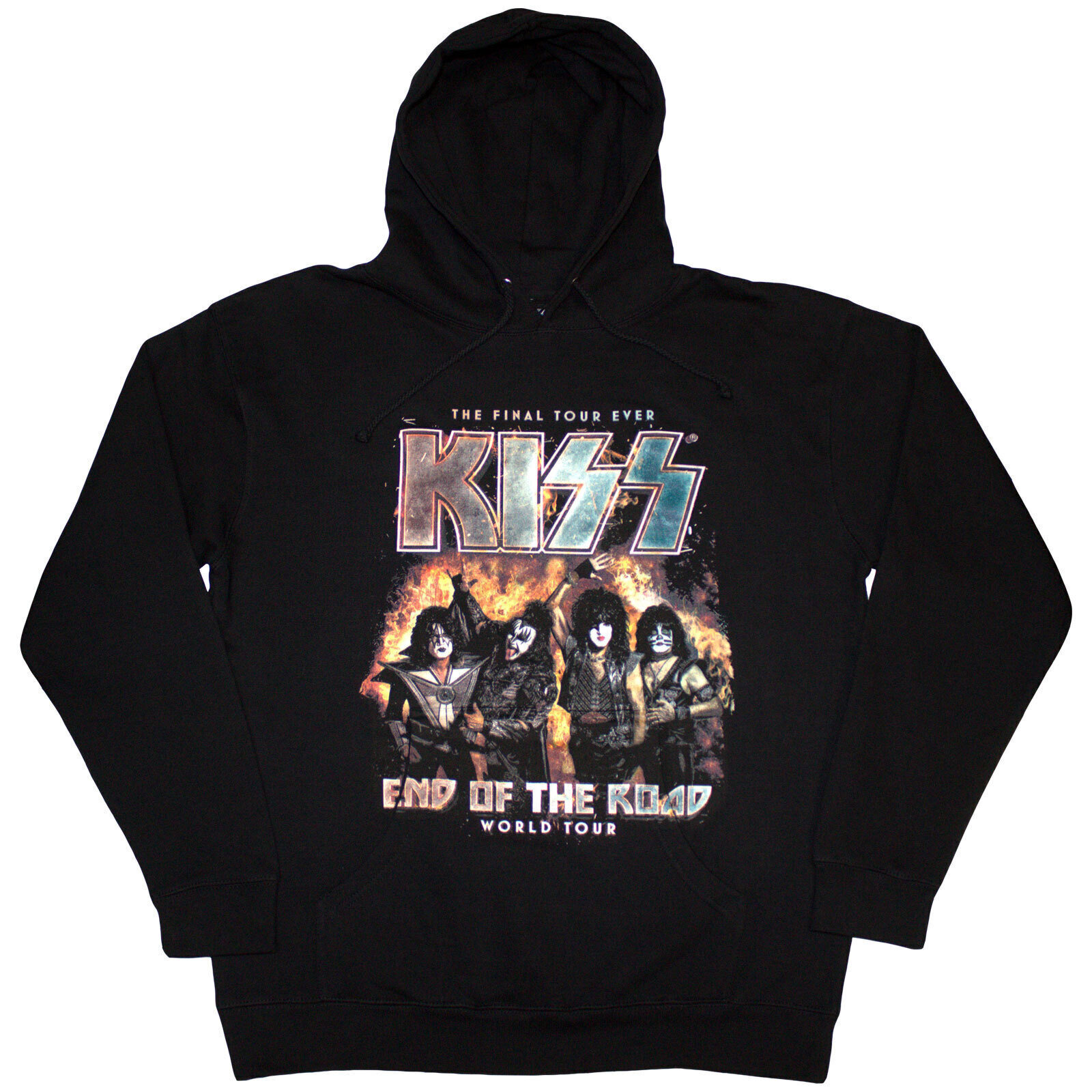 Hoodie Kiss End Of The Road Final Tour Black 2XL Hoodie