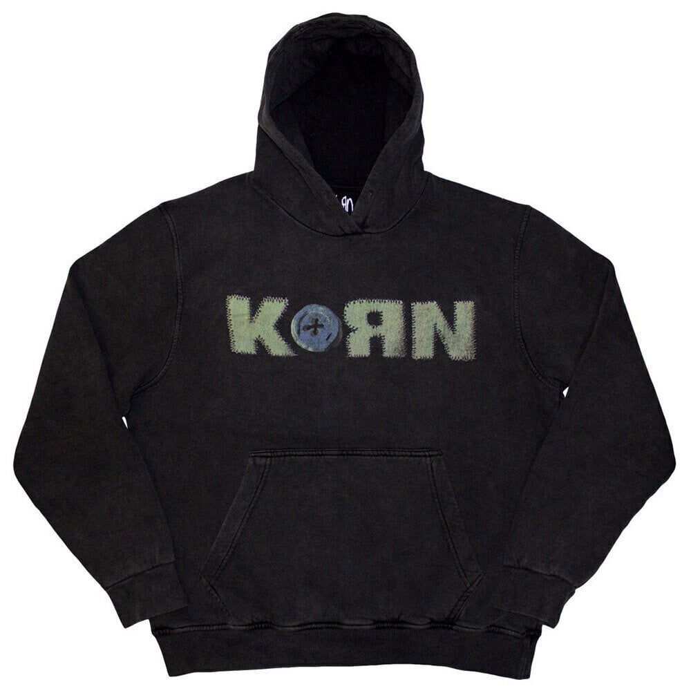 Hoodie Korn Doll Issues (Back Print) Charcoal Grey L Hoodie