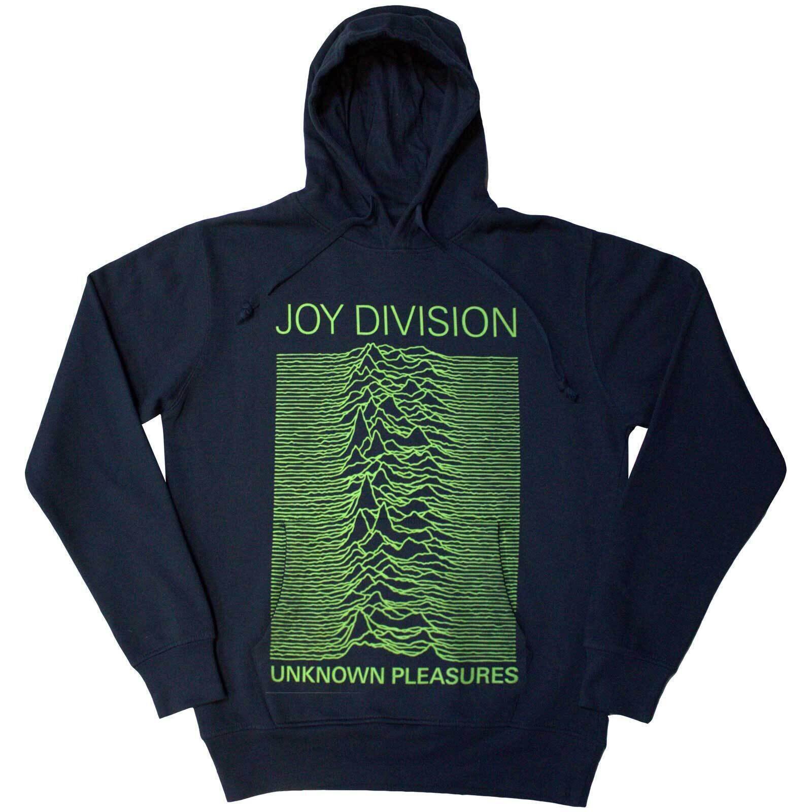 Hættetrøje Joy Division Unknown Pleasures FP Navy Blue S Hættetrøje
