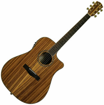 electro-acoustic guitar Fender CD-220CE All Zebrano Natural - 1