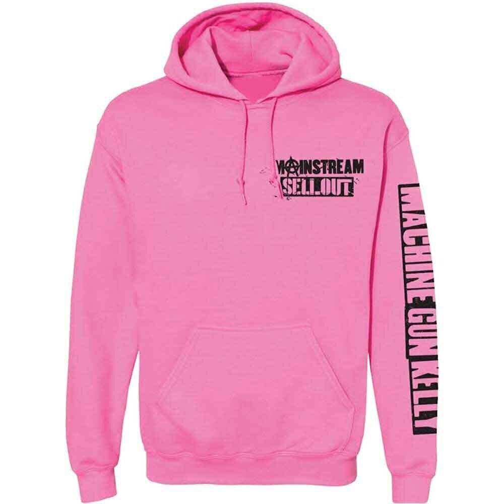 Hoodie Machine Gun Kelly Pink Face (Back & Sleeve Print) Pink L Hoodie