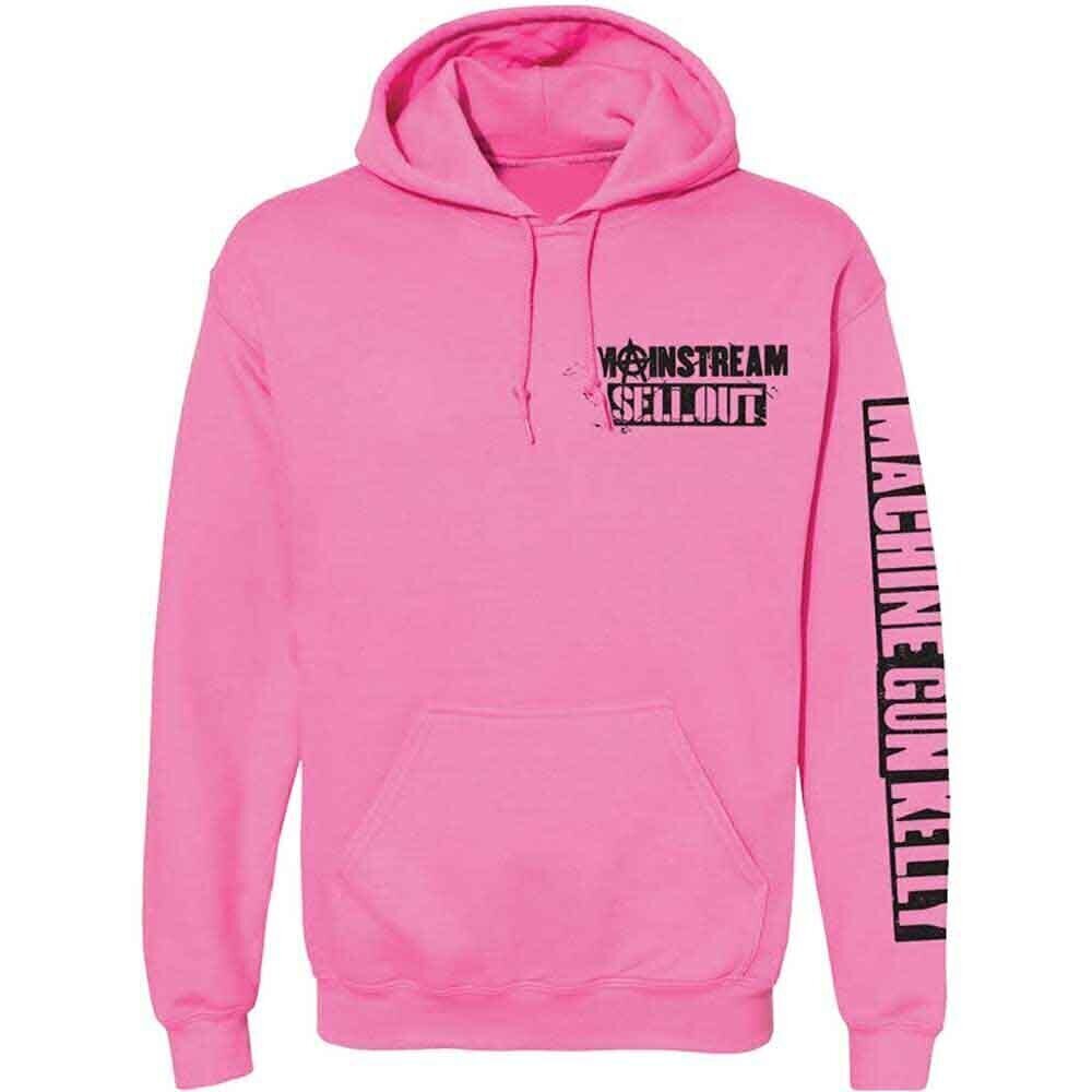 Hoodie Machine Gun Kelly Pink Face (Back & Sleeve Print) Pink XL Hoodie