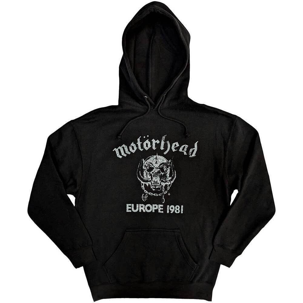 Hoodie Motörhead Europe '81 Black S Hoodie