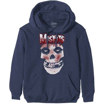 Majica Misfits Blood Drip Skull Navy Blue XL Majica - 1