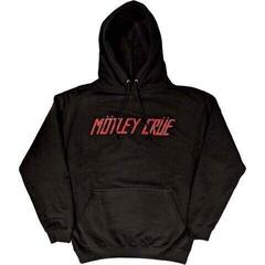 Hoodie Mötley Crüe Distressed Logo Black XL Hoodie