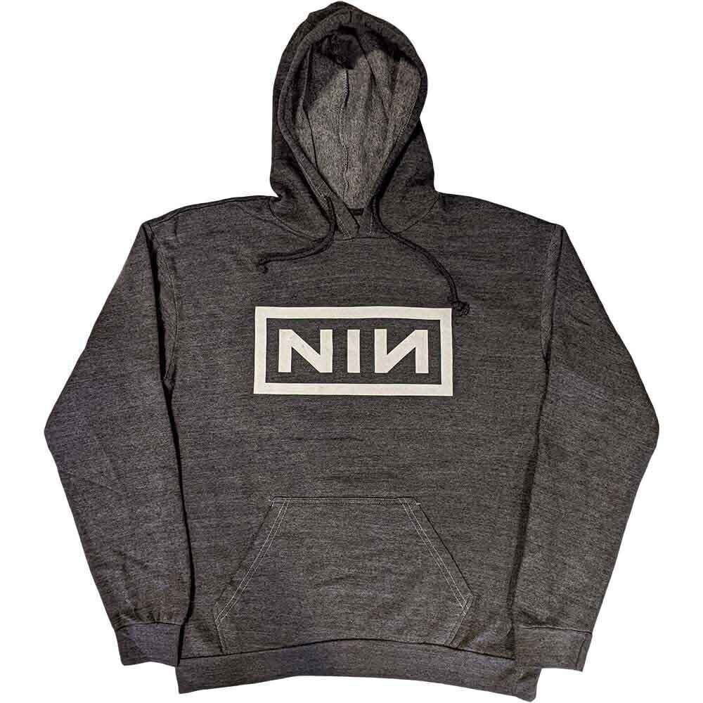 Hoodie Nine Inch Nails Classic Logo Gri cărbune L Hoodie