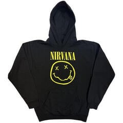 Majica Nirvana Yellow Happy Face Black 3XL Majica