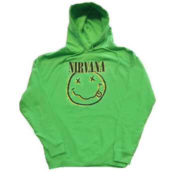 Sudadera Nirvana Inverse Happy Face Verde XL Sudadera - 1