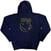 Hoodie Nirvana Inverse Happy Face Navy Blue L Hoodie