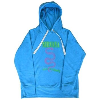 Hoodie Nirvana Serve The Servants Neon Blue S Hoodie - 1