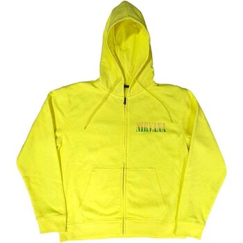 Hoodie Nirvana Sorbet Ray Happy Face (Back Print) Galben neon S Hoodie - 1