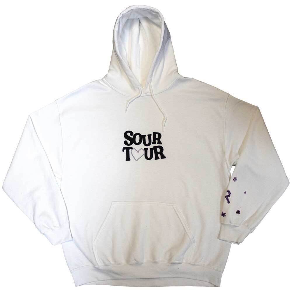 Hoodie Olivia Rodrigo Butterfly Halo (Back Print & Ex-Tour) White M Hoodie