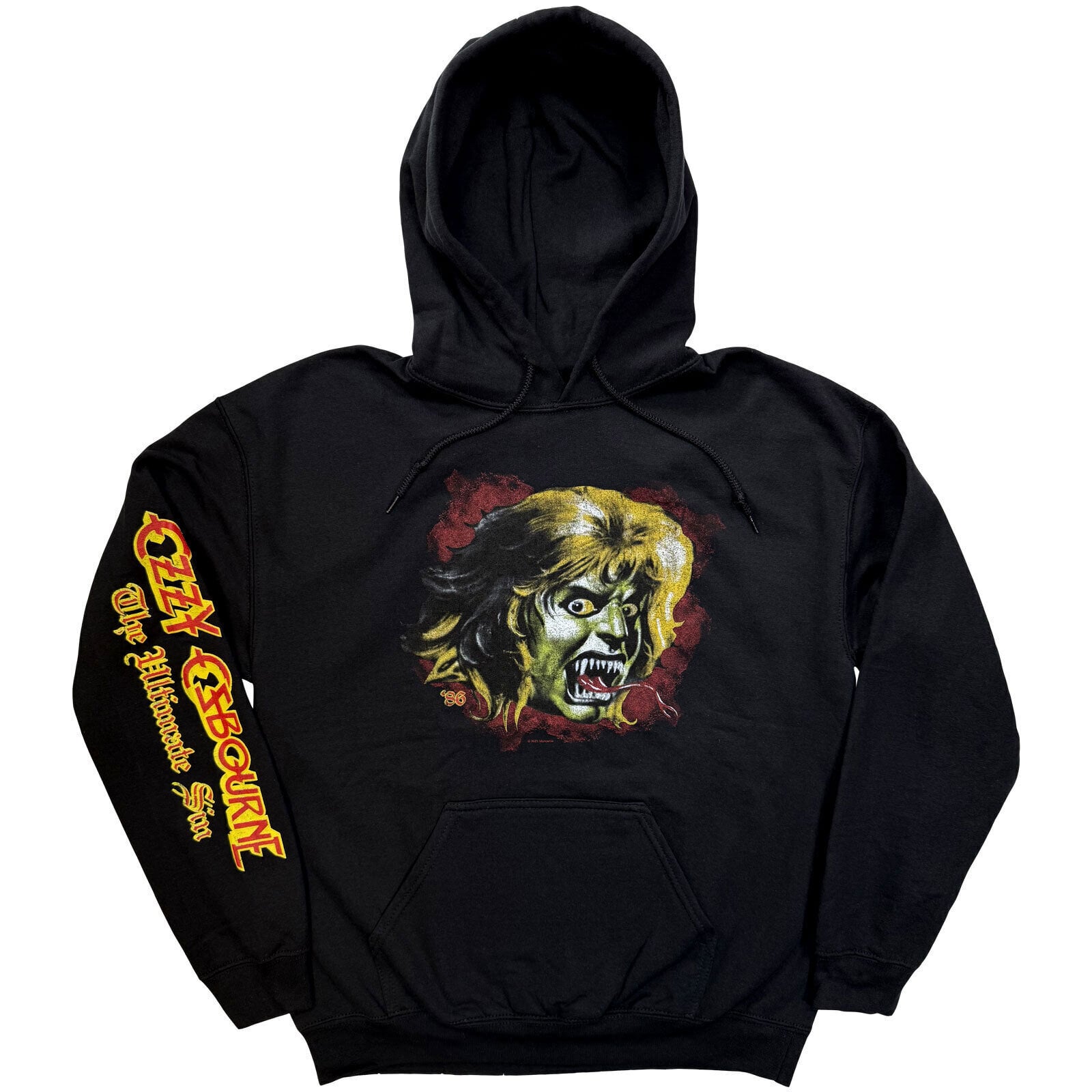 Hoodie Ozzy Osbourne Ozzy Demon Black L Hoodie