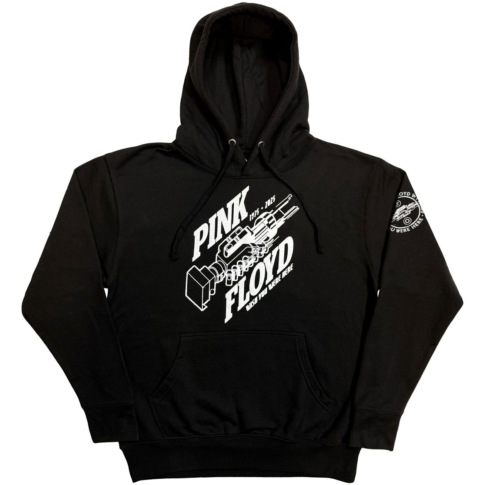 Hoodie Pink Floyd Robot Hands Wish You Were Here 50 Black L Hoodie