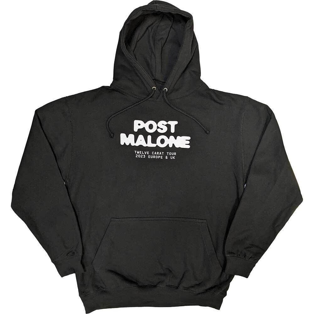 Hoodie Post Malone Carat (Back Print & Ex-Tour) Black M Hoodie