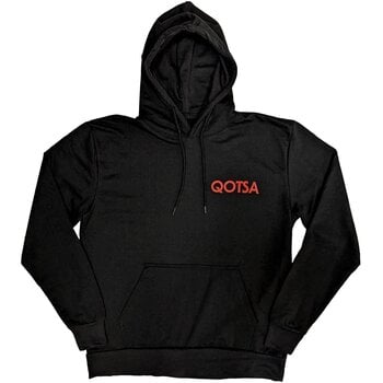 Hoodie Queens Of The Stone Age Snake Logo (Back Print) Black XL Hoodie - 1