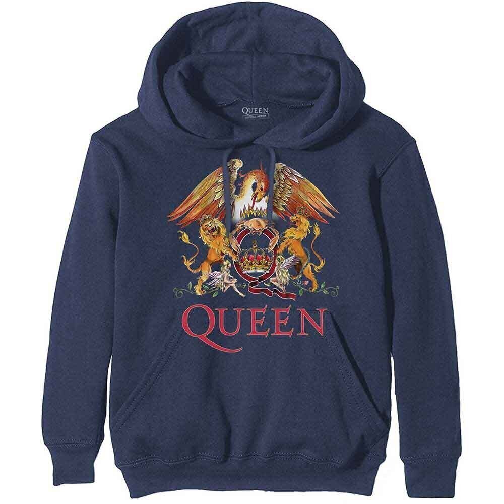 Hoodie Queen Classic Crest Navy Blue L Hoodie