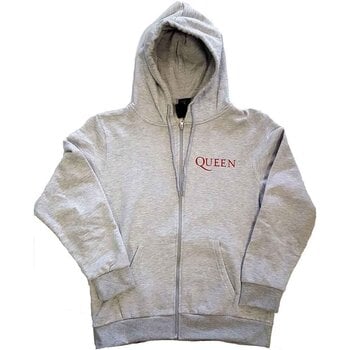 Hoodie Queen Classic Crest (Back Print) Ash Grey M Hoodie - 1