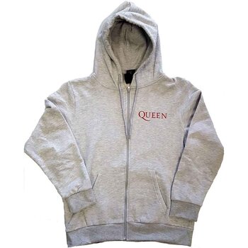 Hoodie Queen Classic Crest (Back Print) Ash Grey 4XL Hoodie - 1