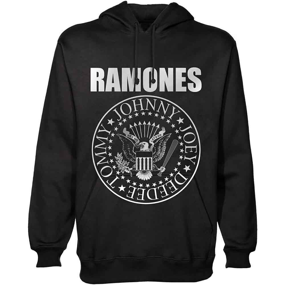 Hoodie Ramones Presidential Seal Black M Hoodie