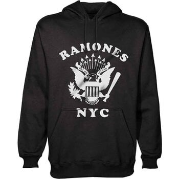 Hoodie Ramones Retro Eagle New York City Black XL Hoodie - 1