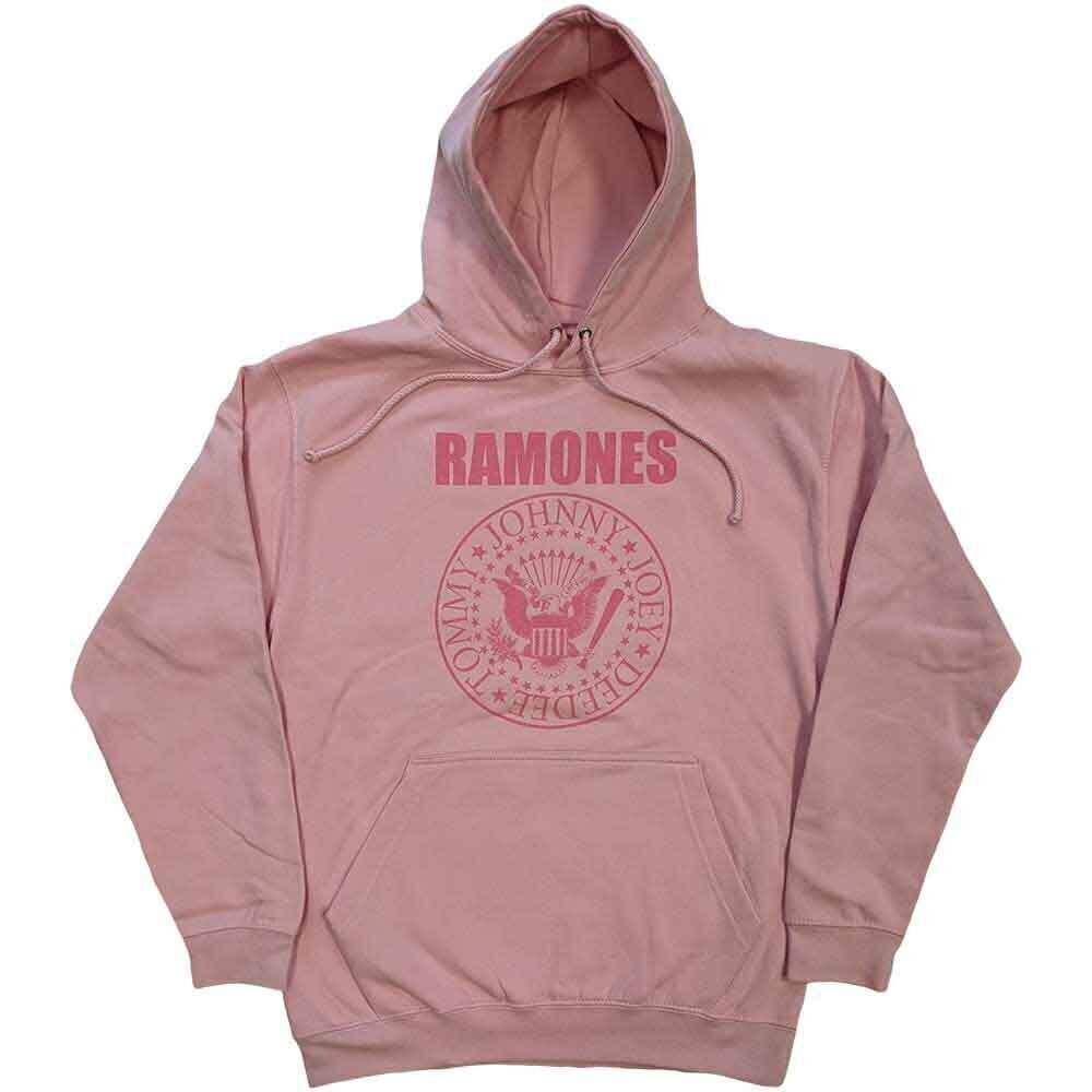 Hoodie Ramones Pink Hey Ho Seal (Back Print) Pink XL Hoodie