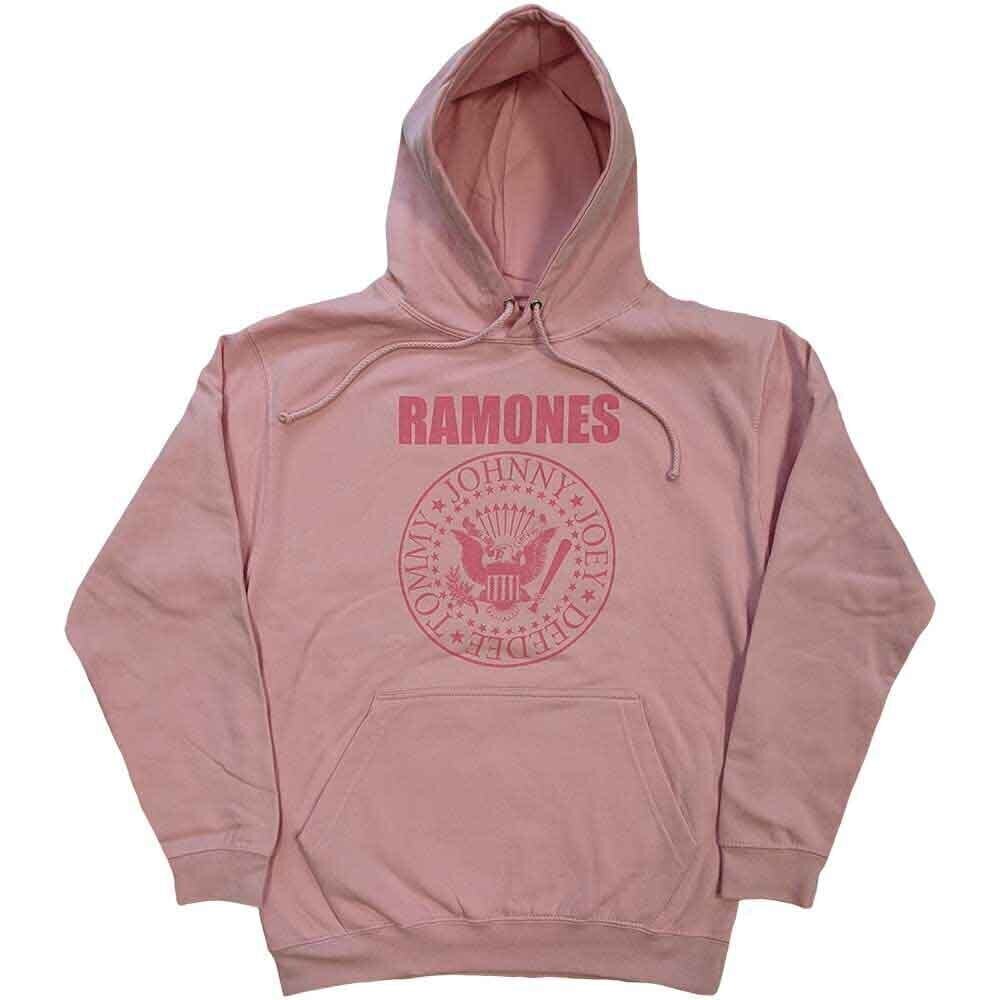 Hoodie Ramones Pink Hey Ho Seal (Back Print) Pink 2XL Hoodie