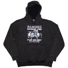 Hoodie Ramones East Village (Stone Wash) Charcoal Grey M Hoodie