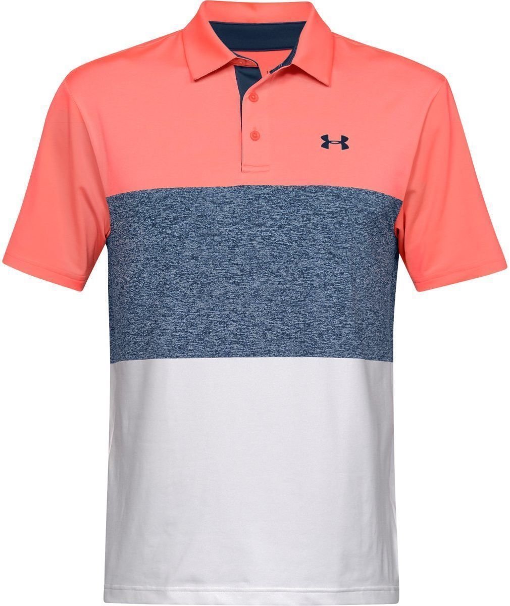 Poloshirt Under Armour Playoff Polo 2.0 Red/Petrol Blue M
