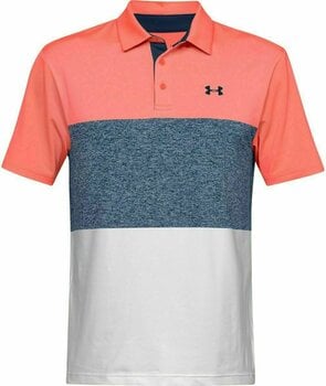 Poloshirt Under Armour Playoff Polo 2.0 Red/Petrol Blue M - 1