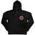 Hoodie Red Hot Chili Peppers Red Asterisk (Back Print) Black L Hoodie