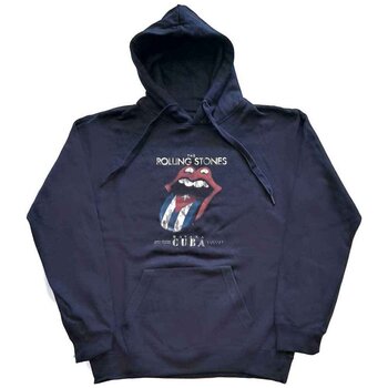 Hoodie The Rolling Stones Havana Cuba Navy Blue L Hoodie - 1