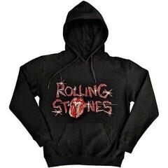Hoodie The Rolling Stones Hackney Diamonds Glass Logo (Back Print) Black 2XL Hoodie