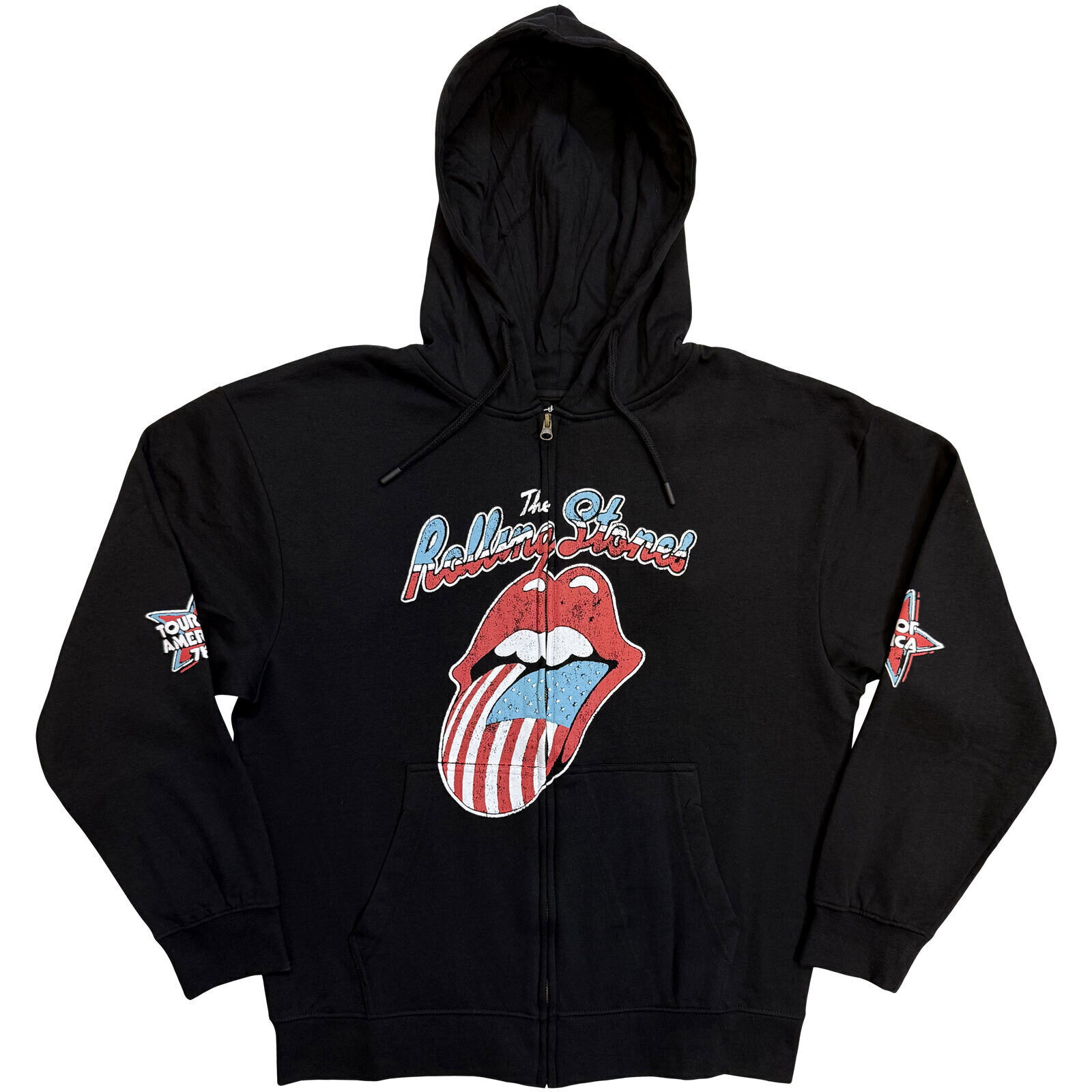 Hoodie The Rolling Stones Us Tour '78 Black 2XL Hoodie