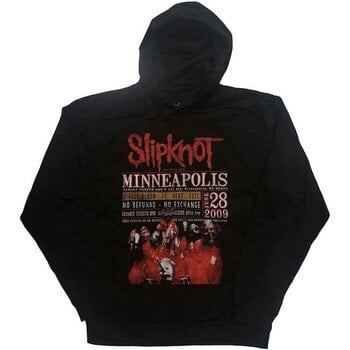 Hoodie Slipknot Minneapolis '09 (Back Print) Black XS Hoodie - 1