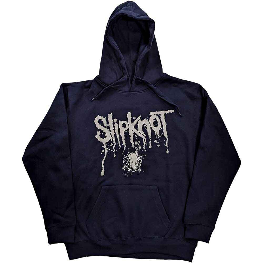 Hoodie Slipknot Splatter (Back Print) Navy Blue M Hoodie