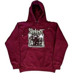 Hoodie Slipknot Barcode Photo (Back Print) Maroon Red M Hoodie