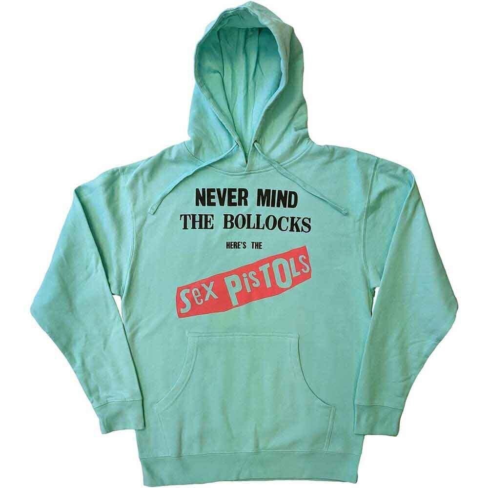 Hoodie Sex Pistols Never Mind The Bollocks Original Album Green M Hoodie