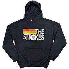 Mikina The Strokes Logo & Stripes Navy Blue XL Mikina