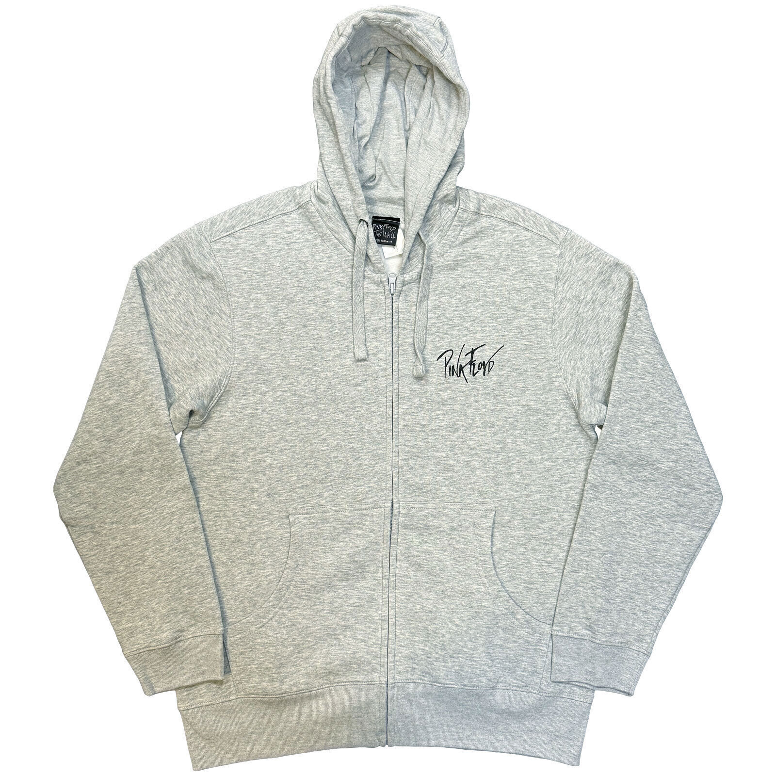 Hoodie Pink Floyd The Wall Faded Hammers Logo (Back Print) Grey L Hoodie