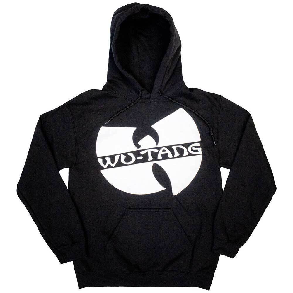 Hoodie Wu-Tang Clan Slanted Logo Mono Black L Hoodie