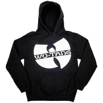 Hoodie Wu-Tang Clan Slanted Logo Mono Black 2XL Hoodie - 1
