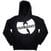 Hoodie Wu-Tang Clan Slanted Logo Mono Black 2XL Hoodie