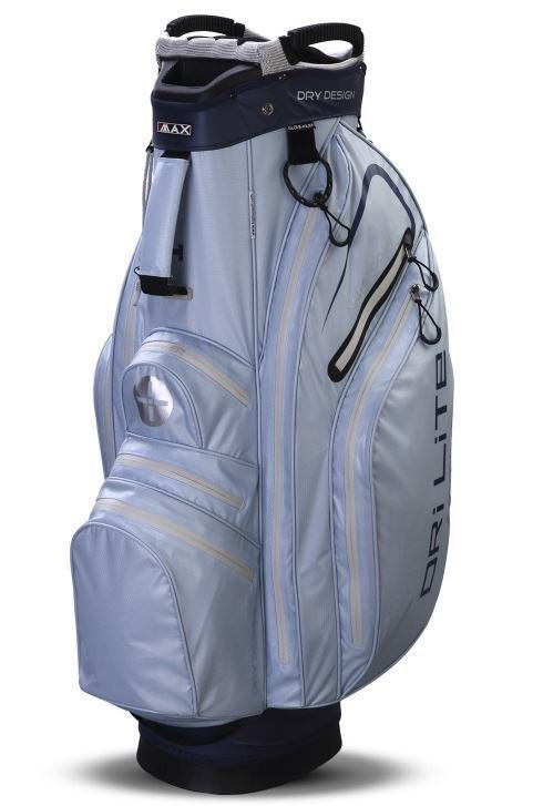 Golfbag Big Max Dri Lite Active Light Blue/Steel Blue/Silver Cart Bag