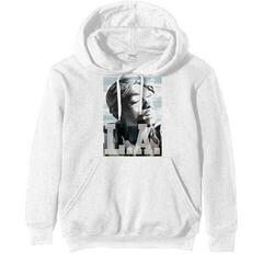 Hoodie 2Pac LA Skyline White L Hoodie