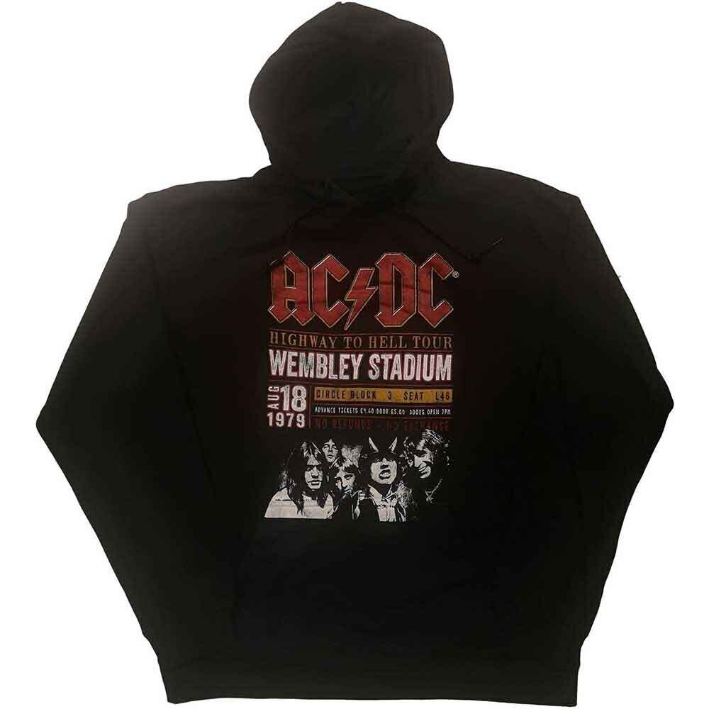 Sudadera AC/DC Wembley '79 Black M Sudadera