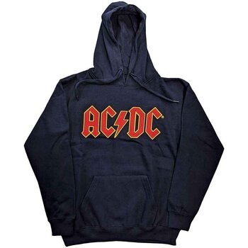 Pulóver AC/DC Logo Navy Blue XL Pulóver - 1