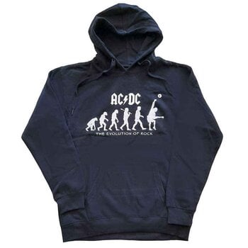 Hoodie AC/DC Evolution of Rock Navy Blue S Hoodie - 1