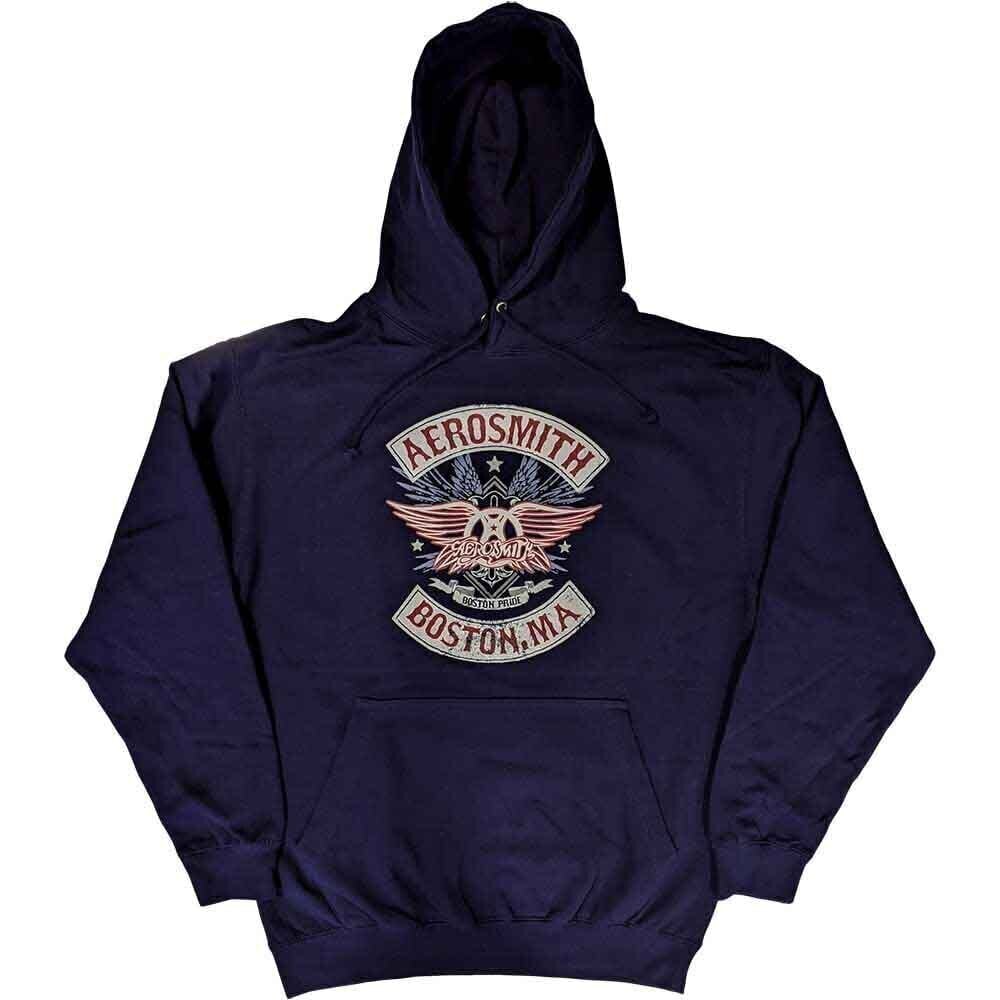 Hoodie Aerosmith Boston Pride Navy Blue L Hoodie