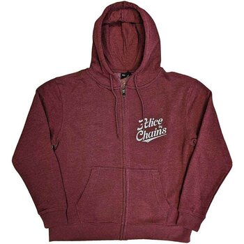 Hoodie Alice In Chains Circle Emblem (Back Print) Maroon Red M Hoodie - 1